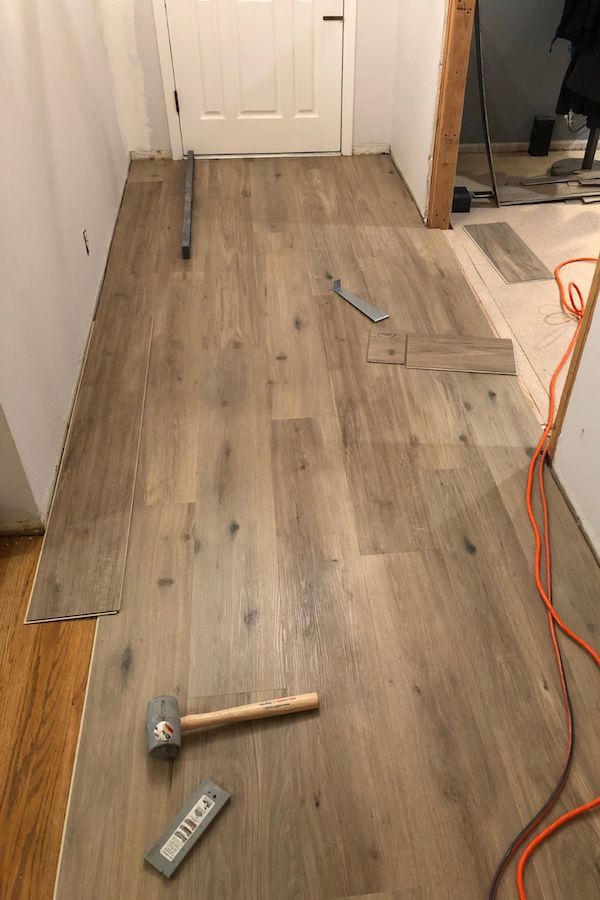 resilient flooring installation