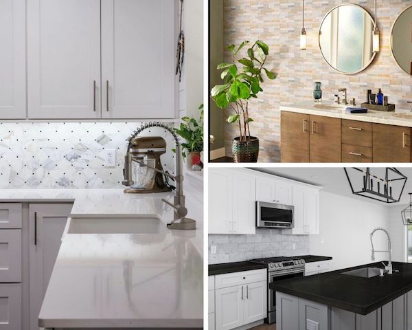 How To Pair Traditional Natural Stone Backsplashes With Modern Quartz Countertops