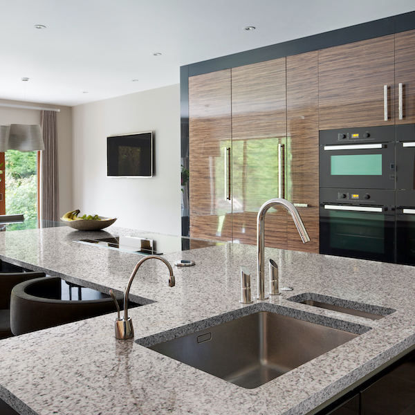 Gray Granite Countertops To Elevate Your Modern Kitchen Bellaire Fine   Msi Bianco Imperial Grey Granite Kitchen Slab 