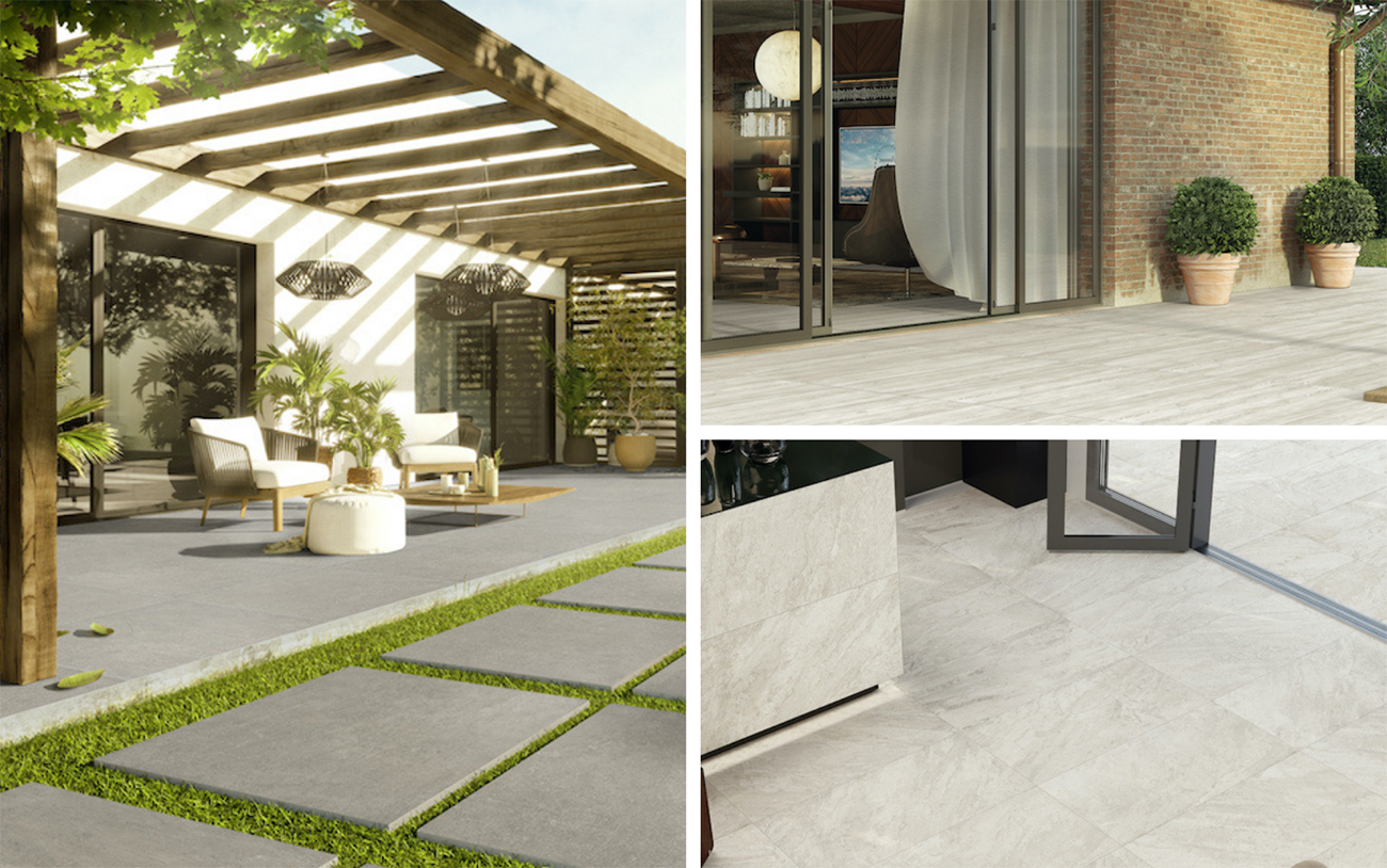 Coordinate Your Indoor & Outdoor Spaces With Matching Porcelain Tile & Pavers