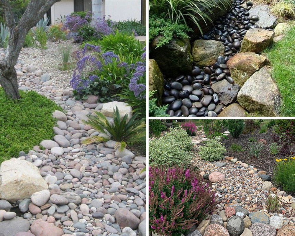 How To Build A Dry Creek Bed Using River Rock