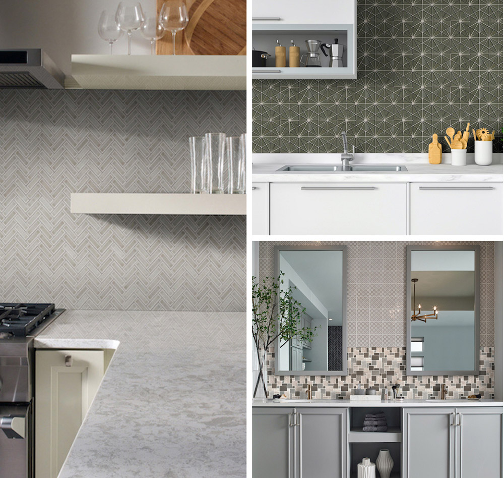 MSI's Mosaic Tile Patterns Create Amazing Backsplash Designs