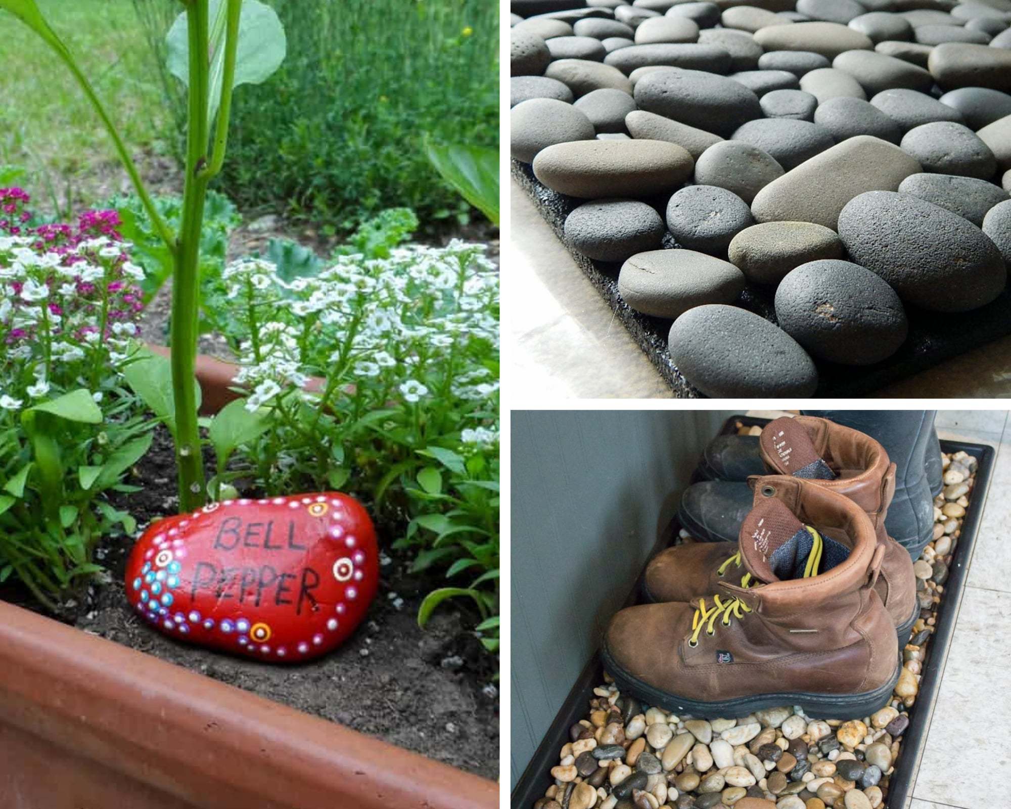 5 cool home décor ideas using pebbles and garden rocks