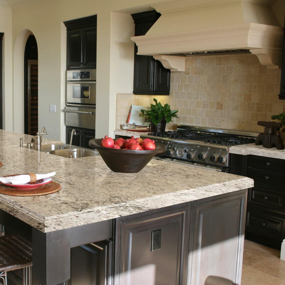 Striking MSI Backsplash and Granite Countertops Combos