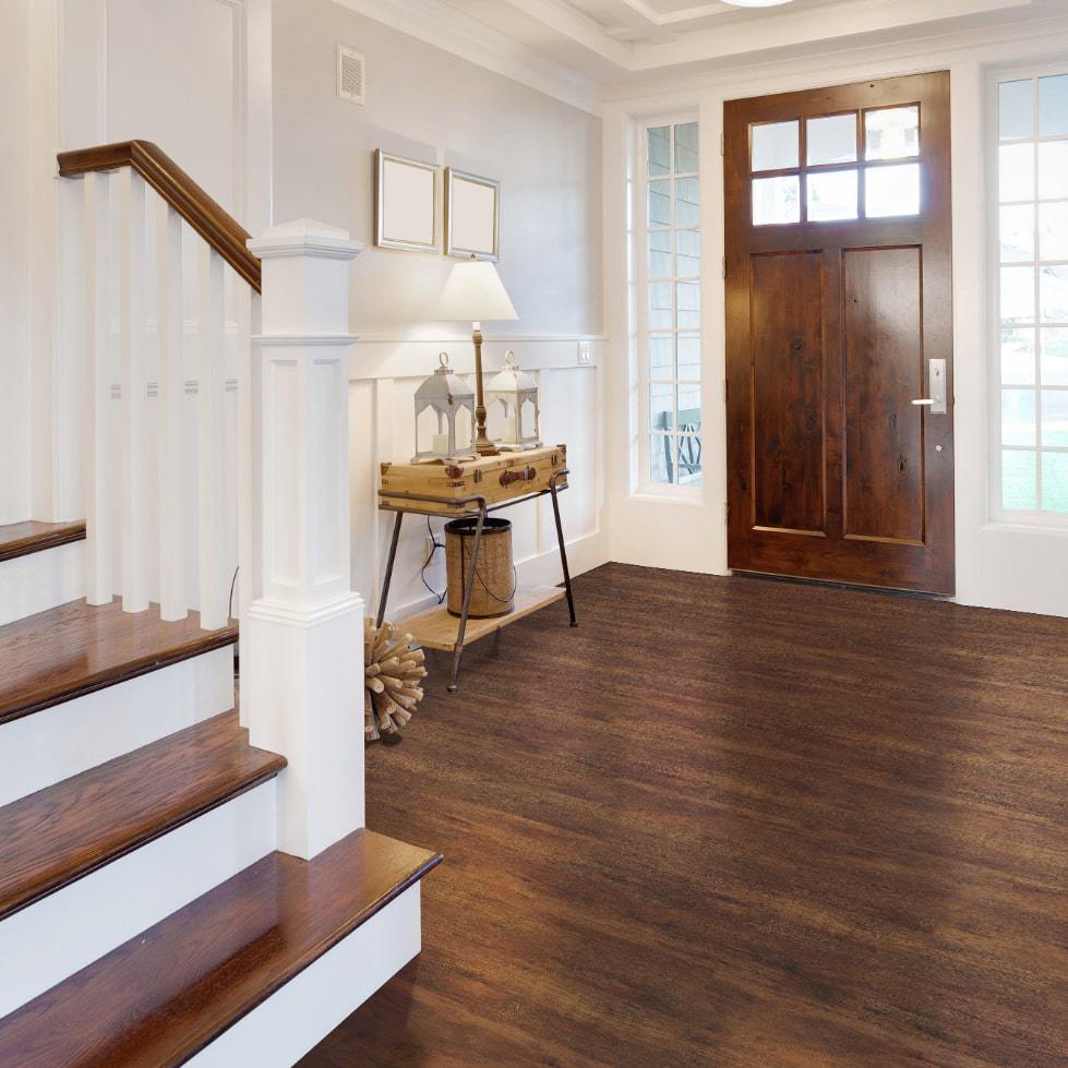 Need help finding a LVP or waterproof version that mimics the look of white  oak wood flooring stained similarly to the flooring in the pictures. A  light to medium neutral, natural wood