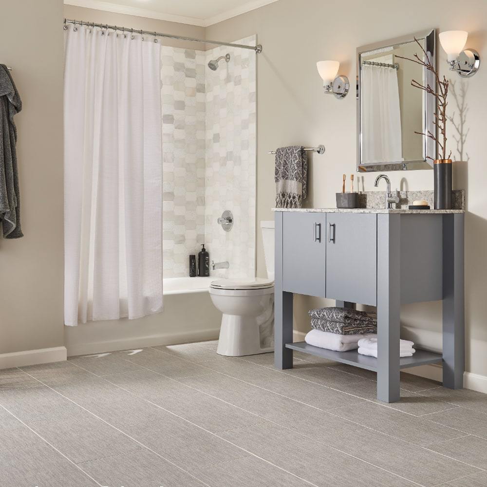 Fabric-look Porcelain Tile Adds Visual Texture To Flooring