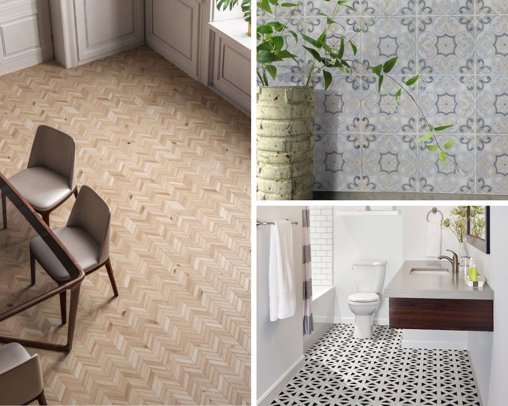 8 Unique Backsplash And Floor Tile Patterns To Create Intrigue In Any Room