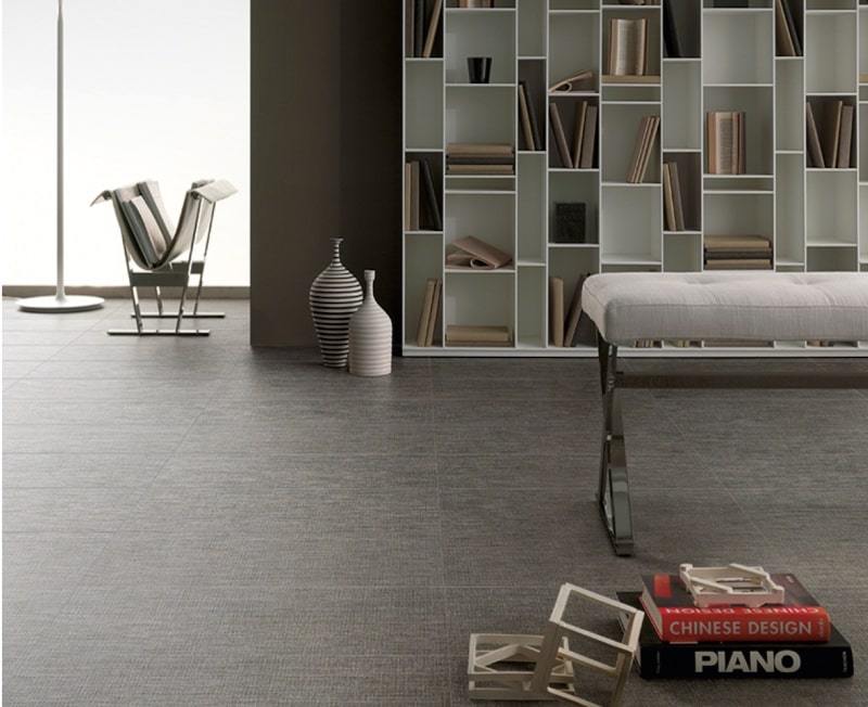 On Trend Flooring With Fabric Inspired Porcelain Tile