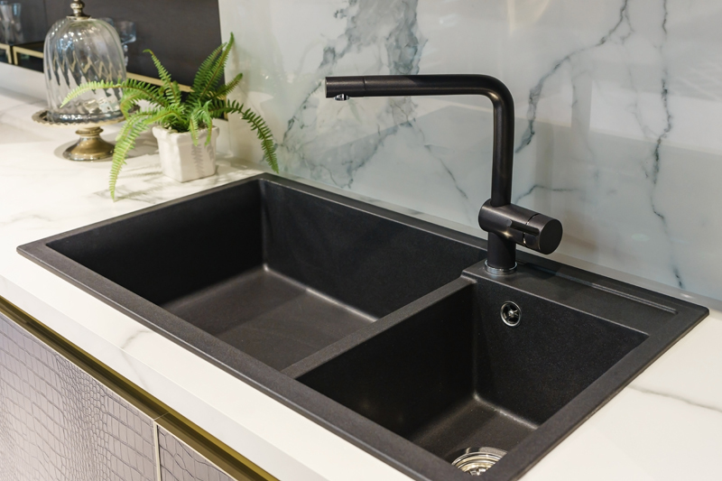 black double kitchen sink sizes