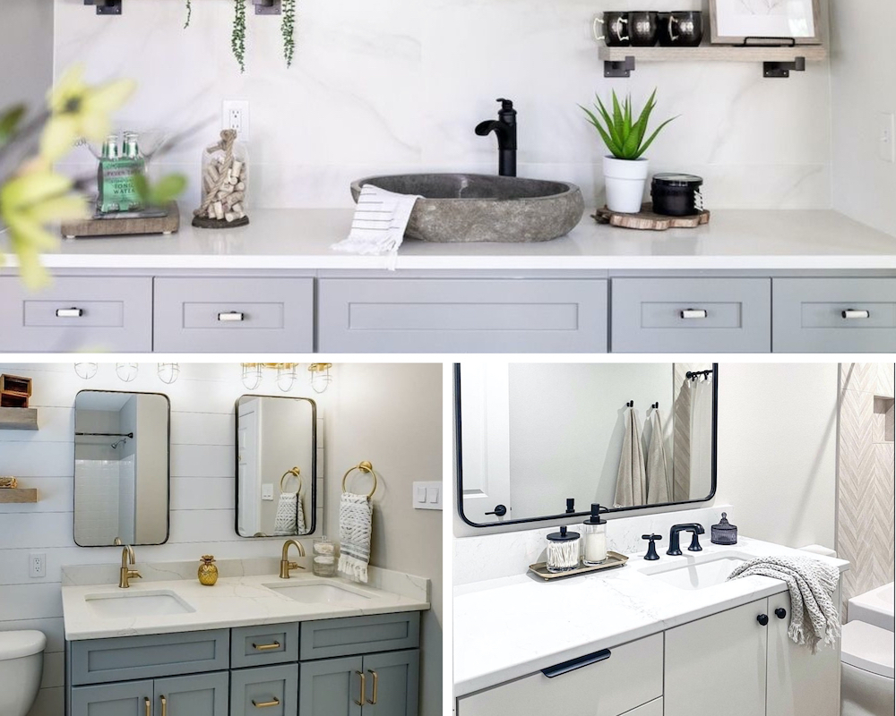 5 Beautiful Bathrooms With Quartz Countertops