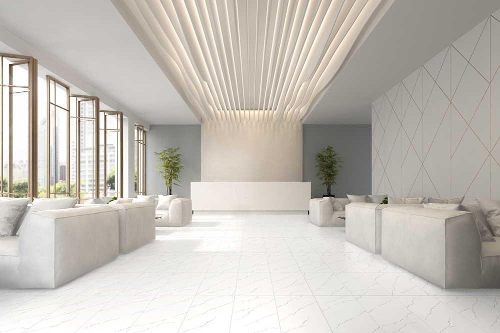 msi-miraggio-gray-porcelain-tile-hotel-lobby