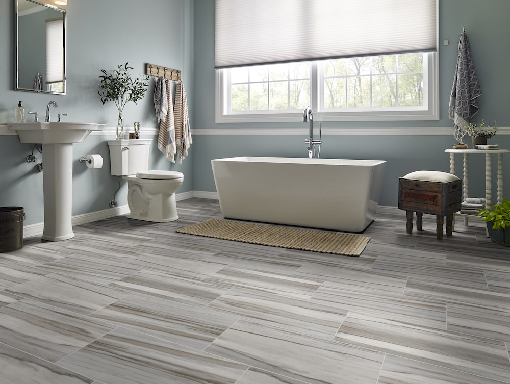 Non slip on sale bathroom tile