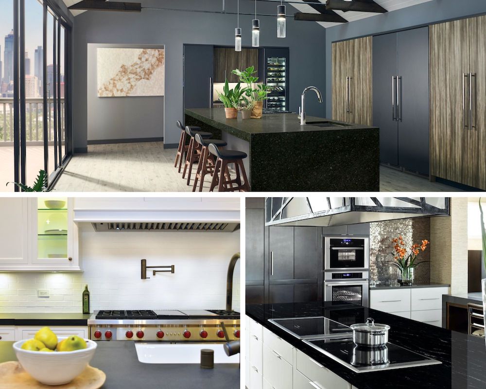 10 black kitchen countertop ideas in modern spaces