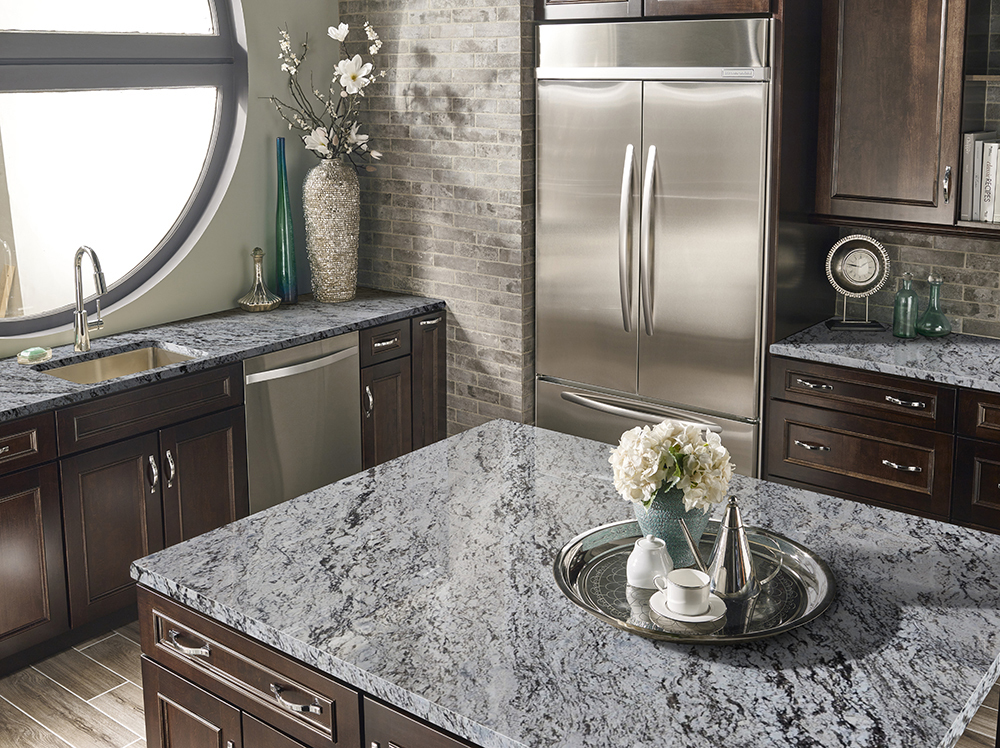 Gray Granite Countertops Deliver Stylish Versatility