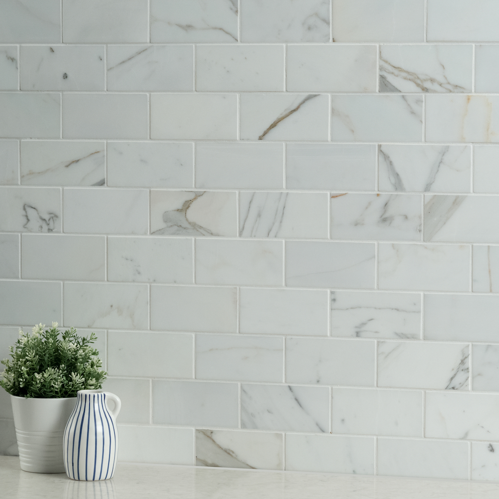 5 Classic Marble Meets Subway Tile Looks