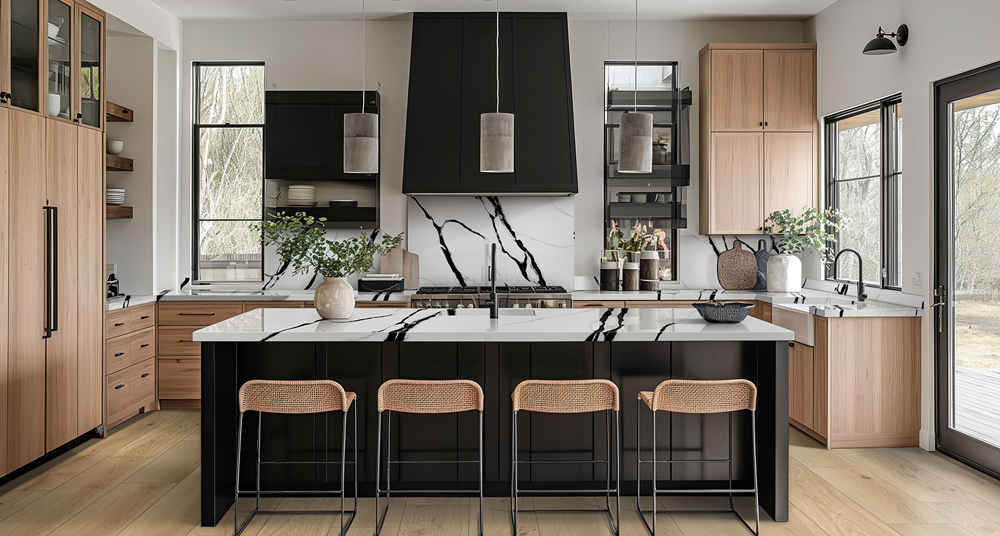 calacatta-lumanyx-quartz-contrasting-kitchen