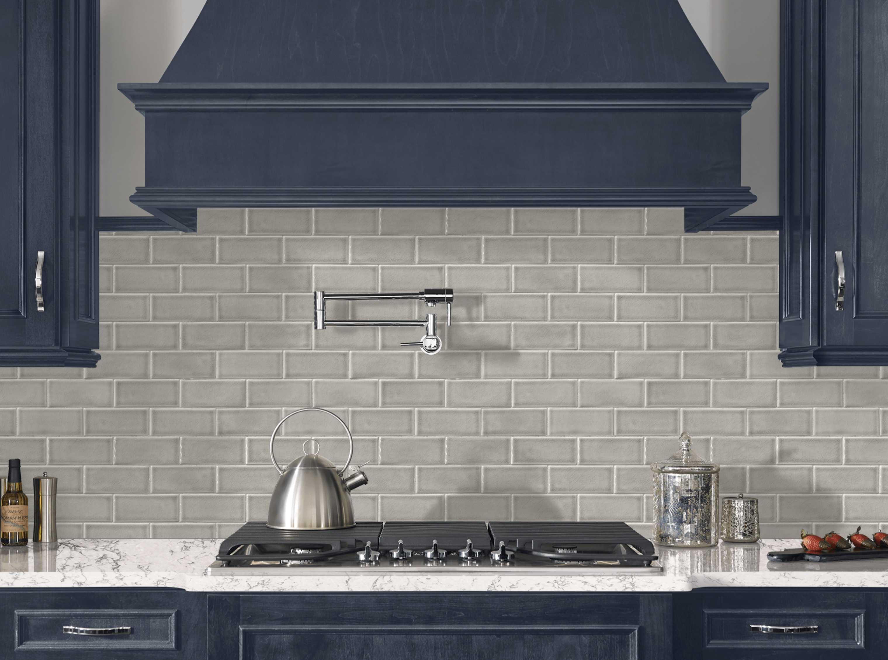 blanca-arabescato-quartz-countertops-dove-gray-subway-tile-washed-navy-cabinets