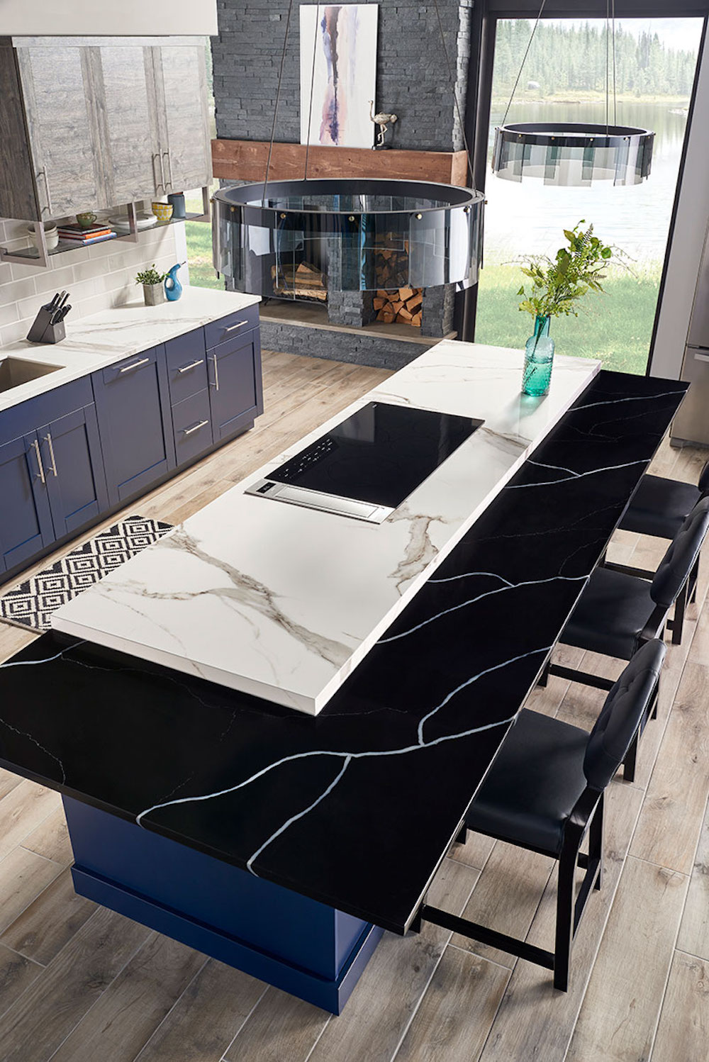 msi-coal-canyon-stacked-stone-in-kitchen-fireplace