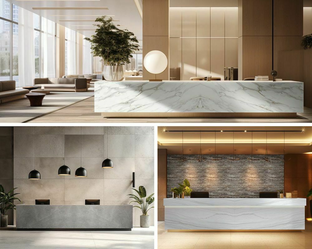 The Perfect Welcome: Stylish Hotel Reception Countertops From MSI