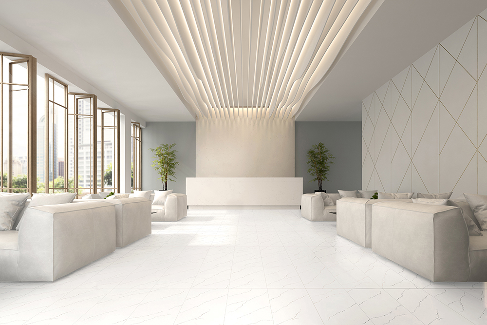 miraggio-gold-porcelain-tile-in-hotel-lobby