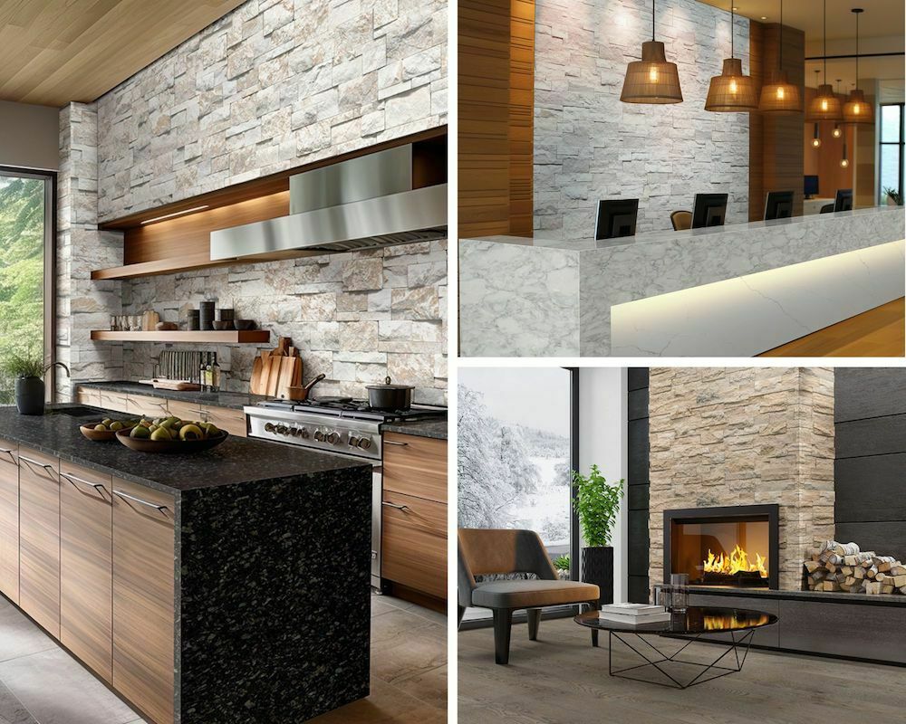 From Fireplace To Feature Wall: The Versatility Of XL Rockmount™ Stacked Stone