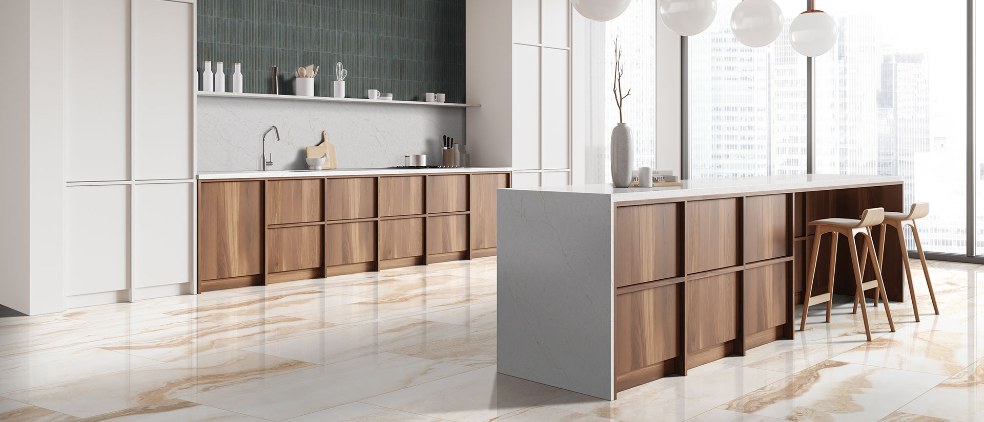 msi-calacatta-karmelo-quartz-in-kitchen-counter