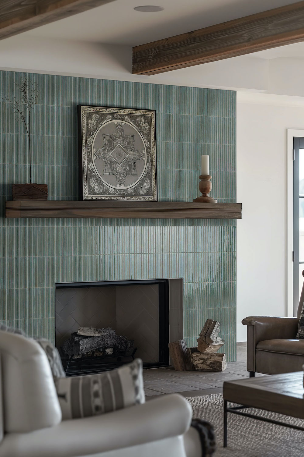 msi-caraibie-fluted-tile-in-fireplace-featured-wall