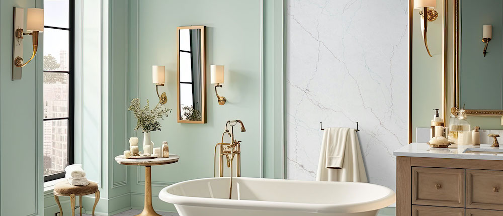 msi-calacatta-miraggio-seaglass-quartz-in-bathroom-countertop
