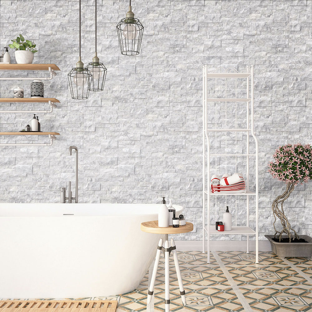 msi-arabscato-stacked-stone-panels-in-bathroom-wall