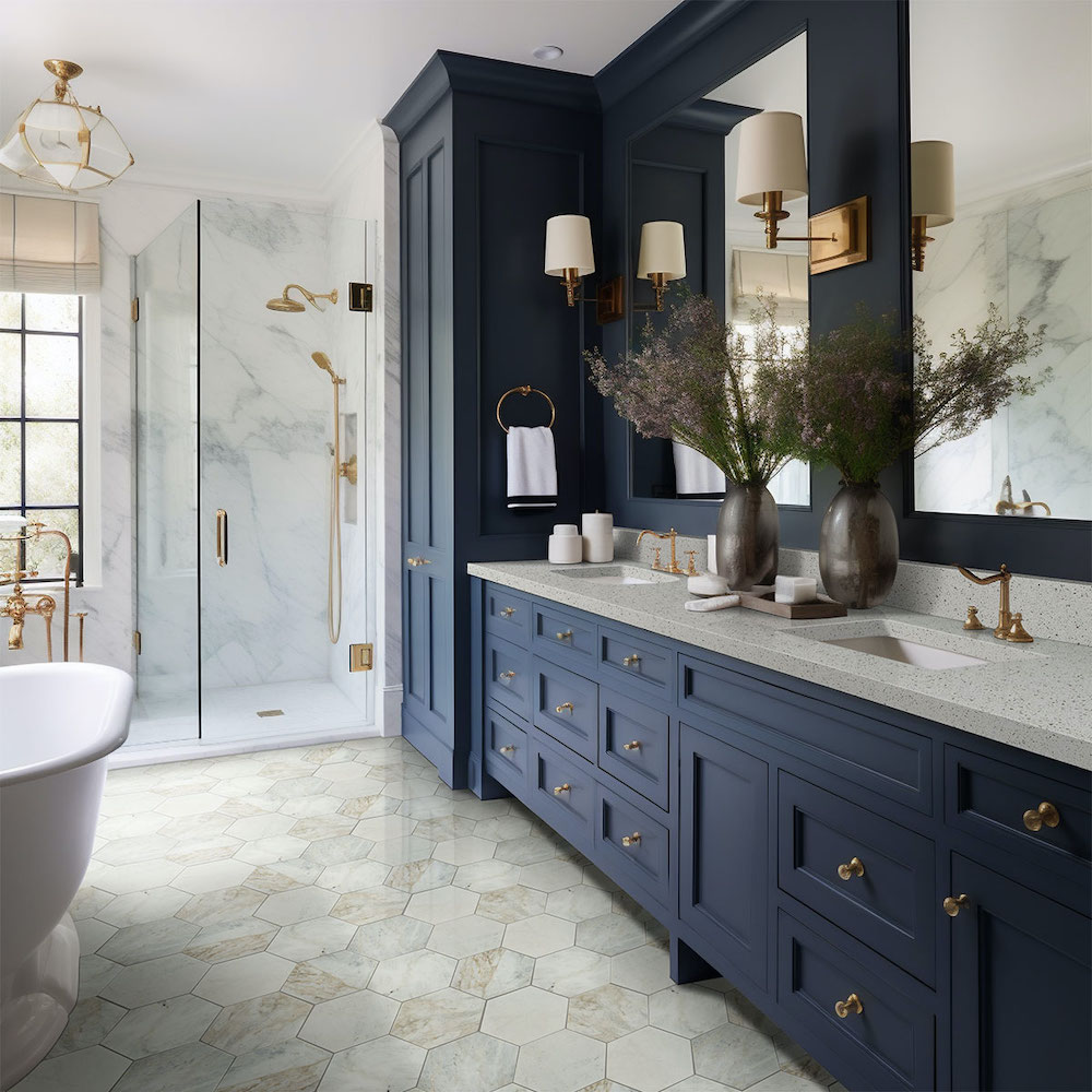 msi-arabscato-venato-hexagon-tile-in-bathroom-flooring