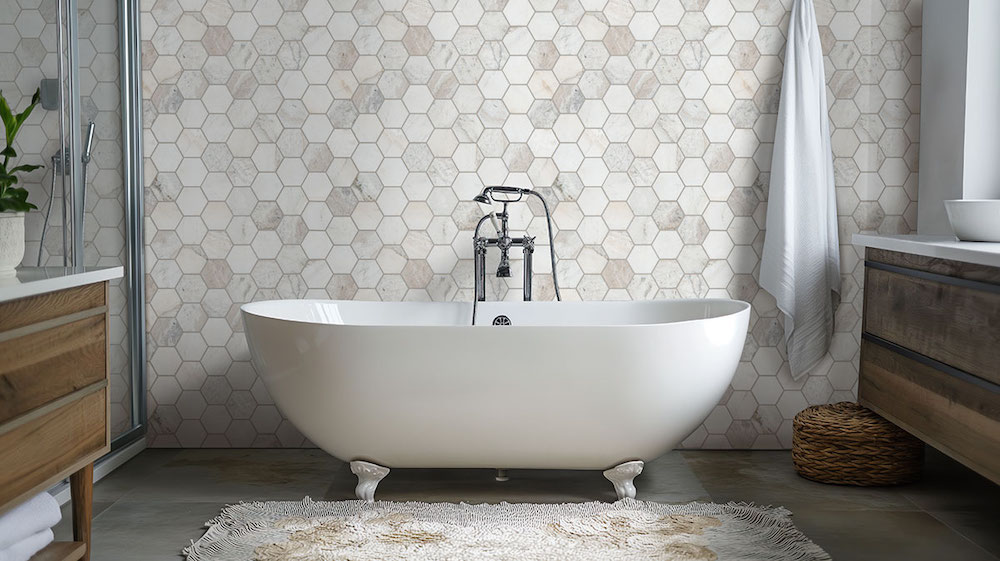 msi-arabescato-venato-hexagon-in-bathroom-wall