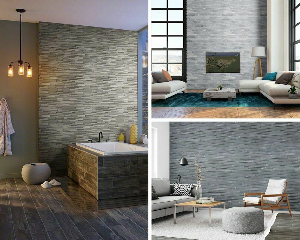 Stacked Stone: One-Of-A-Kind 3D Designs For Indoor Accent Walls