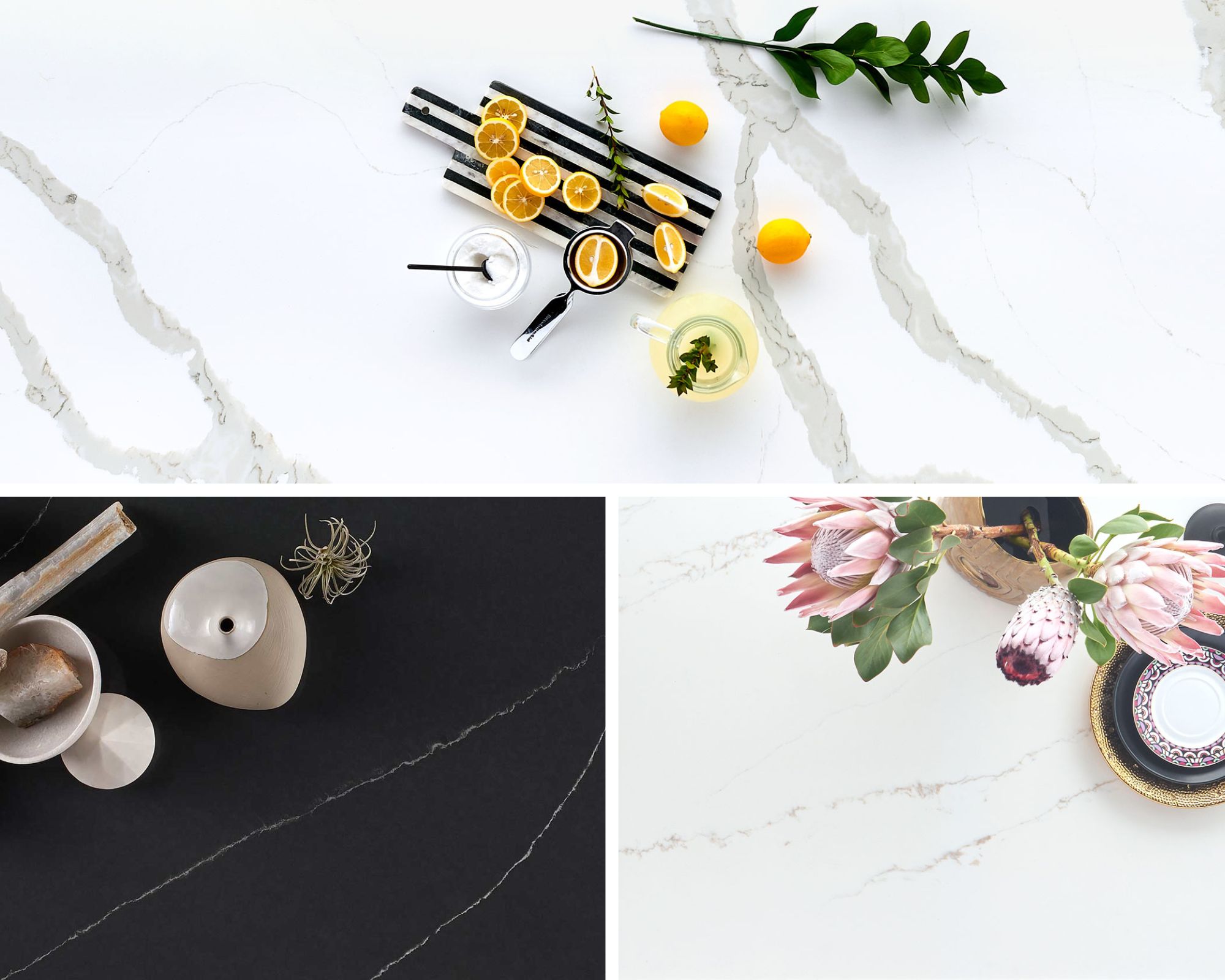 Dreamy Duos: Quartz + Paint = Perfect Color Pairings For Countertops & Cabinets