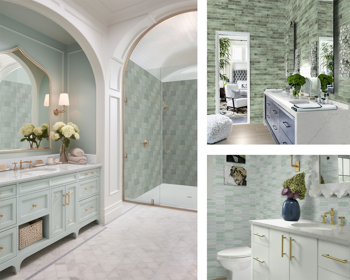 Trending Emerald: MSI’S Top Green Bathroom Tiles And Quartz Countertops
