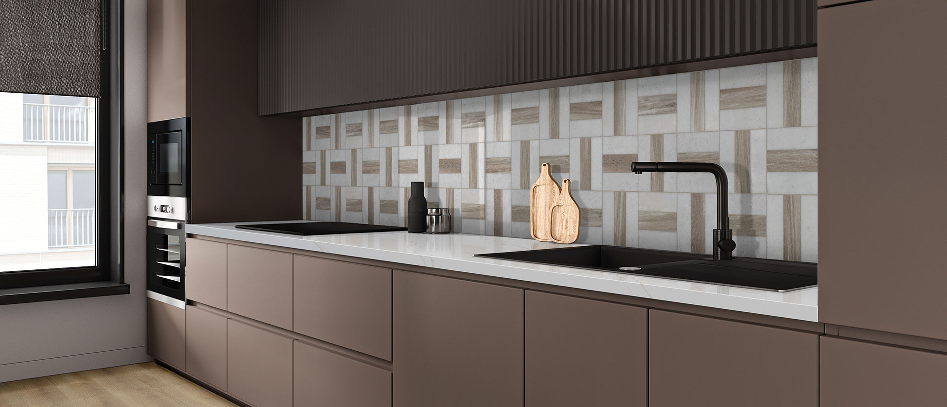 miraggio-gold-quartz-countertop-with-marble-backsplash