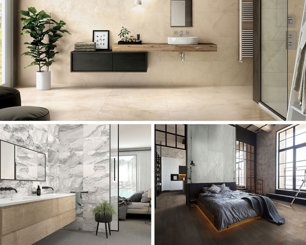 Go Big With Natural Stone Looks: Large Format Tiles That Impress