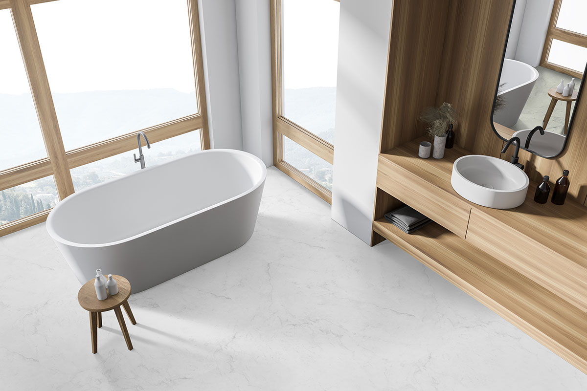 msi-carrara-avell-trecento-viny-tile-flooring-in-bathroom