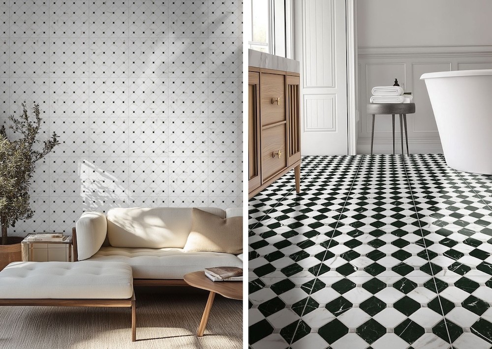 The Bold Revival Of Black And White Tiles: A Modern Take On A Classic Look