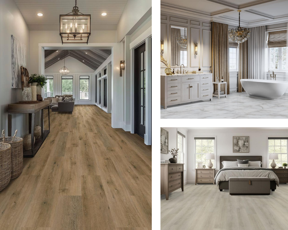 Luxury Vinyl Flooring Types Explained LVT LVP Glue Down Loose Lay