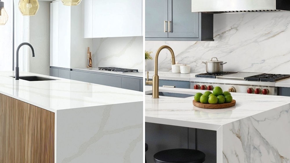 Modern Marble Look Moment: Quartz And Engineered Stone From MSI 