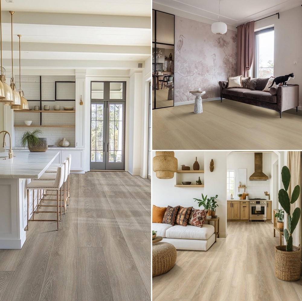 Shorecliffs™ Whole-Home Flooring: Larger Hybrid Rigid Core That Mimics Engineered Wood 