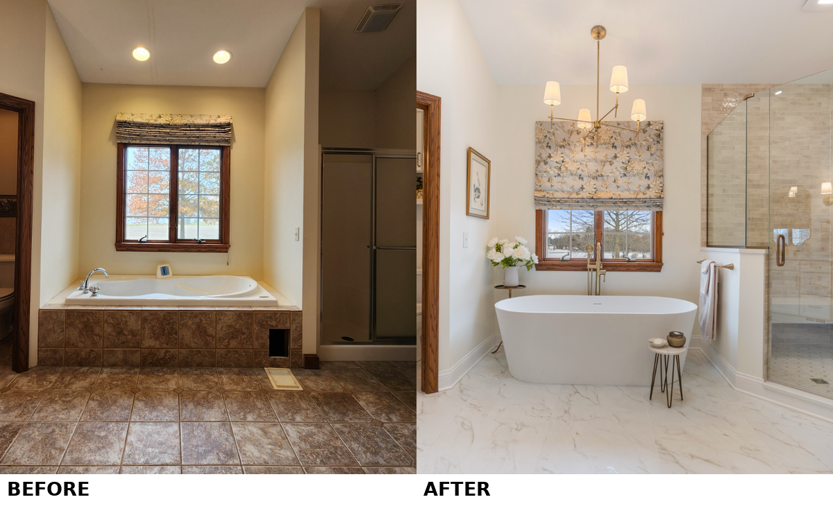 From Dated To Dreamy: A Spa Inspired Bathroom Transformation With MSI