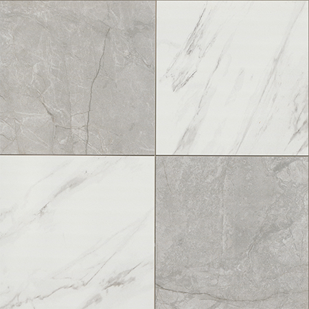 Calacatta Grigio Checkered tile