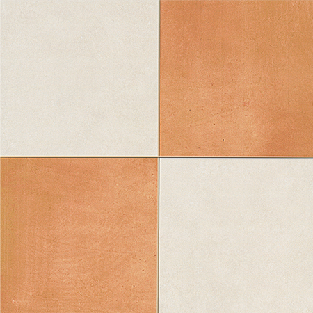 Terra Bianco Grid Porcelain Tile