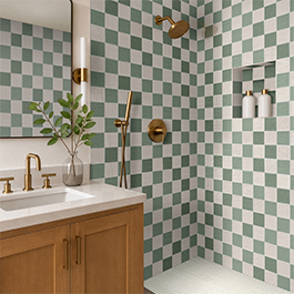 Terranello Collection checkerboard inspiration