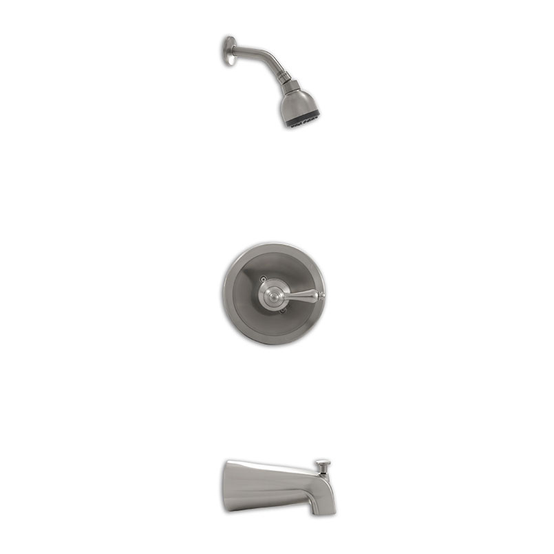 1-Handle 1-Spray Tub and Shower Faucet with Pressure Balance Valve Detail