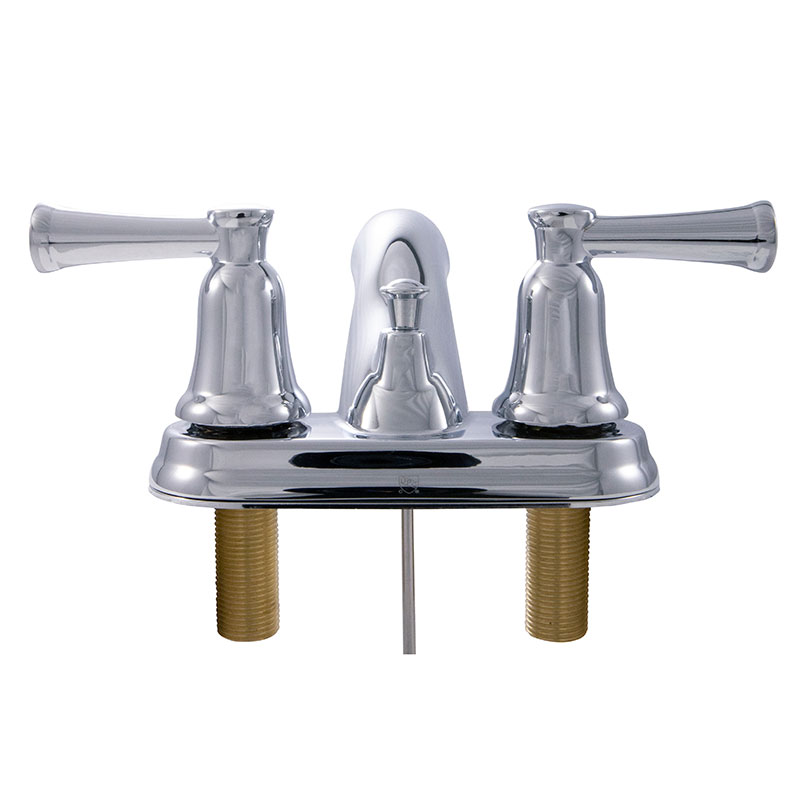 2 Handle Bathroom Faucet - 410 Chrome Faucet profile C Faucet