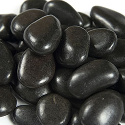 PIEDRA Blk Sup Pol Peb .75-1.25IN 20LB