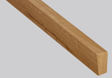 LEANDER OAK STAIR TREAD RETURN