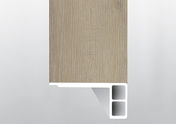 SADDLE WOOD FLUSH STAIRNOSE-EDGE